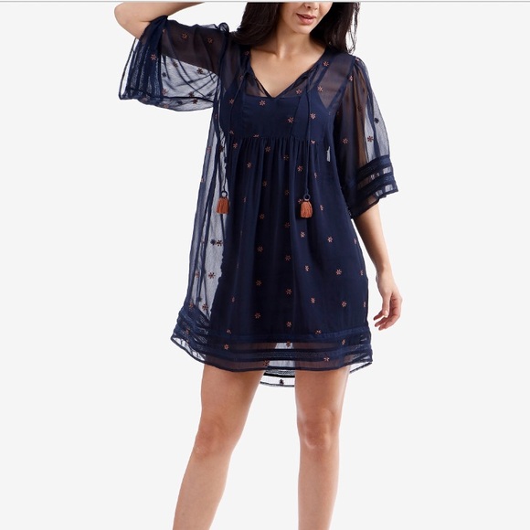 lucky brand peasant dress
